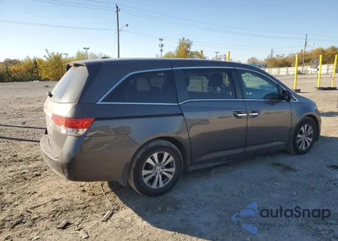 2014 Honda Odyssey Exl from USA, damaged, VIN 5FNRL5H67EB093855